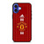 MANCHESTER UNITED FC LOGO FOOTBALL ADIDAS STRIPES iPhone 16 Case Cover