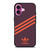 ADIDAS ORIGINALS STRIPES PURPLE ORANGE iPhone 16 Plus Case Cover