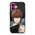 ANIME LIGHT YAGAMI DEATH NOTE iPhone 16 Plus Case Cover