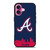 ATLANTA BRAVES BASEBALL LOGO iPhone 16 Plus Case Cover