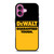 DEWALT GUARANTEED TOUGH LOGO iPhone 16 Plus Case Cover