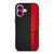 DIAMOND SUPPLY CO RED LEATHER iPhone 16 Plus Case Cover