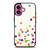 KATE SPADE NEW YORK LOGO COLORFUL POLKADOTS ICON iPhone 16 Plus Case Cover
