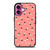 KATE SPADE NEW YORK LOGO PINK PINEAPPLES ICON iPhone 16 Plus Case Cover