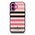 KATE SPADE NEW YORK LOGO STRIPES PATTERN iPhone 16 Plus Case Cover