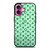 LOUIS VUITTON LOGO GREEN ICON PATTERN iPhone 16 Plus Case Cover