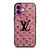 LOUIS VUITTON LV LOGO PINK SPARKLE iPhone 16 Plus Case Cover