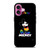 MICKEY MOUSE CARTOON BLACK DISNEY iPhone 16 Plus Case Cover