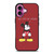 MICKEY MOUSE GET OFF MY PHONE iPhone 16 Plus Case Cover