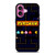 PAC MAN GAME RETRO 3 iPhone 16 Plus Case Cover