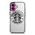 STARBUCKS COFFEE WHITE iPhone 16 Plus Case Cover