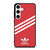 ADIDAS ORIGINALS STRIPES SCARLET RED Samsung Galaxy S24 Case Cover