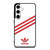 ADIDAS ORIGINALS STRIPES WHITE RED Samsung Galaxy S24 Case Cover