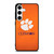 CLEMSON TIGERS LOGO UNIVERSITY FOOTBALL PAW ICON Samsung Galaxy S24 Case Cover