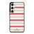 KATE SPADE NEW YORK STRIPES RED WHITE Samsung Galaxy S24 Case Cover