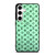 LOUIS VUITTON LOGO GREEN ICON PATTERN Samsung Galaxy S24 Case Cover