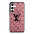 LOUIS VUITTON LV LOGO PINK SPARKLE Samsung Galaxy S24 Case Cover