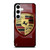 PORSCHE LOGO EMBLEM RED Samsung Galaxy S24 Case Cover