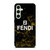 FENDI FASHION ROMA LOGO BLACK MARBLE Samsung Galaxy S24 FE Case Cover