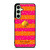 KATE SPADE NEW YORK YELLOW PINK STRIPES GLITTER Samsung Galaxy S24 FE Case Cover