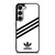 ADIDAS ORIGINALS STRIPES WHITE BLACK Samsung Galaxy S23 Case Cover
