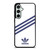 ADIDAS ORIGINALS STRIPES WHITE ROYAL BLUE Samsung Galaxy S23 FE Case Cover