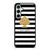 KATE SPADE NEW YORK GOLD LOGO STRIPES PATTERN Samsung Galaxy S23 FE Case Cover