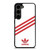 ADIDAS ORIGINALS STRIPES WHITE RED Samsung Galaxy S23 Plus Case Cover