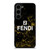 FENDI FASHION ROMA LOGO BLACK MARBLE Samsung Galaxy S23 Plus Case Cover