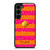 KATE SPADE NEW YORK YELLOW PINK STRIPES GLITTER Samsung Galaxy S23 Plus Case Cover