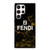 FENDI FASHION ROMA LOGO BLACK MARBLE Samsung Galaxy S23 Ultra Case Cover
