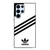 ADIDAS ORIGINALS STRIPES WHITE BLACK Samsung Galaxy S22 Ultra Case Cover