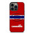 MONTREAL LES CANADIENS STRIPED LOGO iPhone 13 Pro Case Cover