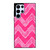 WHITE FLORAL PAISLEY CHEVRON PATTERN Samsung Galaxy S22 Ultra Case Cover
