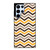 YELLOW BROWN CHEVRON PATTERN Samsung Galaxy S22 Ultra Case Cover