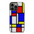 MONDRIAN COLORFUL LAYOUT iPhone 13 Pro Case Cover