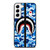 BAPE SHARK CAMO BLUE ZIP Samsung Galaxy S22 Case Cover