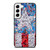 CAPTAIN AMERICA LOGO COLLAGE Samsung Galaxy S22 Case Cover