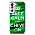 KEEP CALM AND CHIVE ON Samsung Galaxy S22 Case Cover