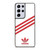 ADIDAS ORIGINALS STRIPES WHITE RED Samsung Galaxy S21 Ultra Case Cover
