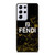 FENDI FASHION ROMA LOGO BLACK MARBLE Samsung Galaxy S21 Ultra Case Cover