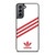 ADIDAS ORIGINALS STRIPES WHITE RED Samsung Galaxy S21 Plus Case Cover