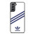 ADIDAS ORIGINALS STRIPES WHITE ROYAL BLUE Samsung Galaxy S21 Plus Case Cover