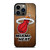 MIAMI HEAT WOODEN LOGO NBA iPhone 13 Pro Case Cover