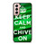 KEEP CALM AND CHIVE ON Samsung Galaxy S21 Case Cover