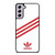ADIDAS ORIGINALS STRIPES WHITE RED Samsung Galaxy S21 FE Case Cover