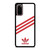 ADIDAS ORIGINALS STRIPES WHITE RED Samsung Galaxy S20 Case Cover
