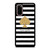KATE SPADE NEW YORK GOLD LOGO STRIPES PATTERN Samsung Galaxy S20 Case Cover