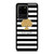 KATE SPADE NEW YORK GOLD LOGO STRIPES PATTERN Samsung Galaxy S20 Plus Case Cover