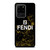 FENDI FASHION ROMA LOGO BLACK MARBLE Samsung Galaxy S20 Ultra Case Cover